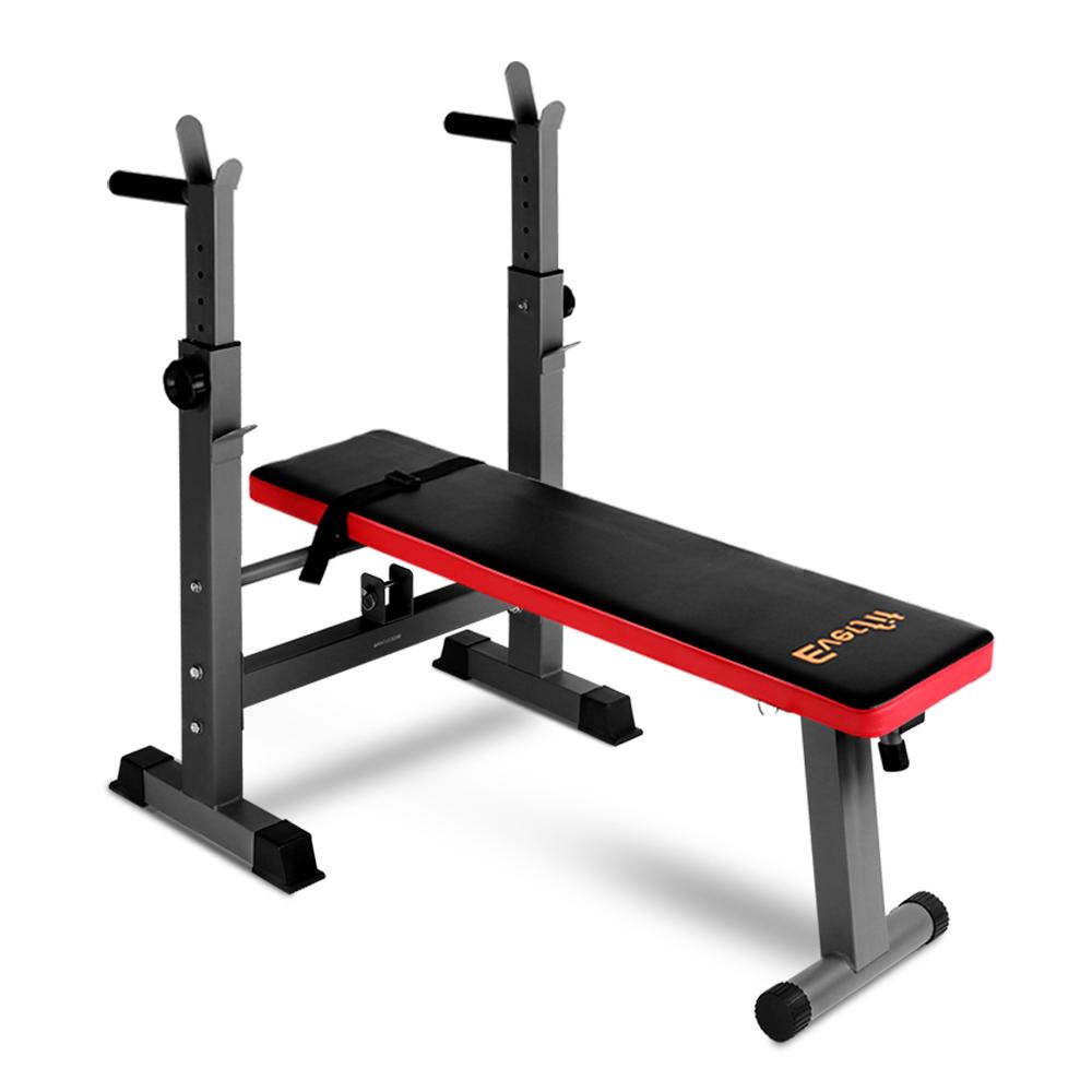 Multi-Station Weight Bench Press Weights Equipment Fitness Home Gym Red - Rivercity House & Home Co. (ABN 18 642 972 209) - Affordable Modern Furniture Australia