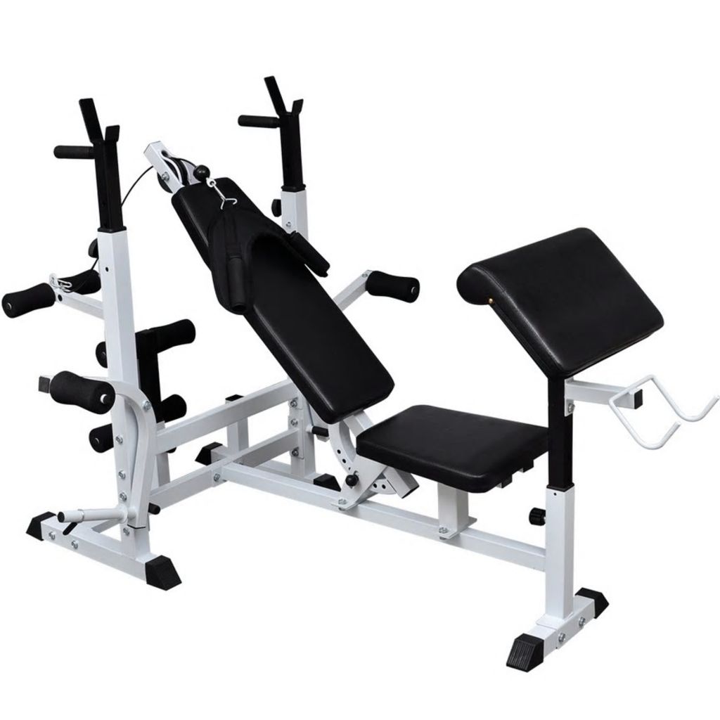 Multi Station Weight Bench - Rivercity House & Home Co. (ABN 18 642 972 209) - Affordable Modern Furniture Australia