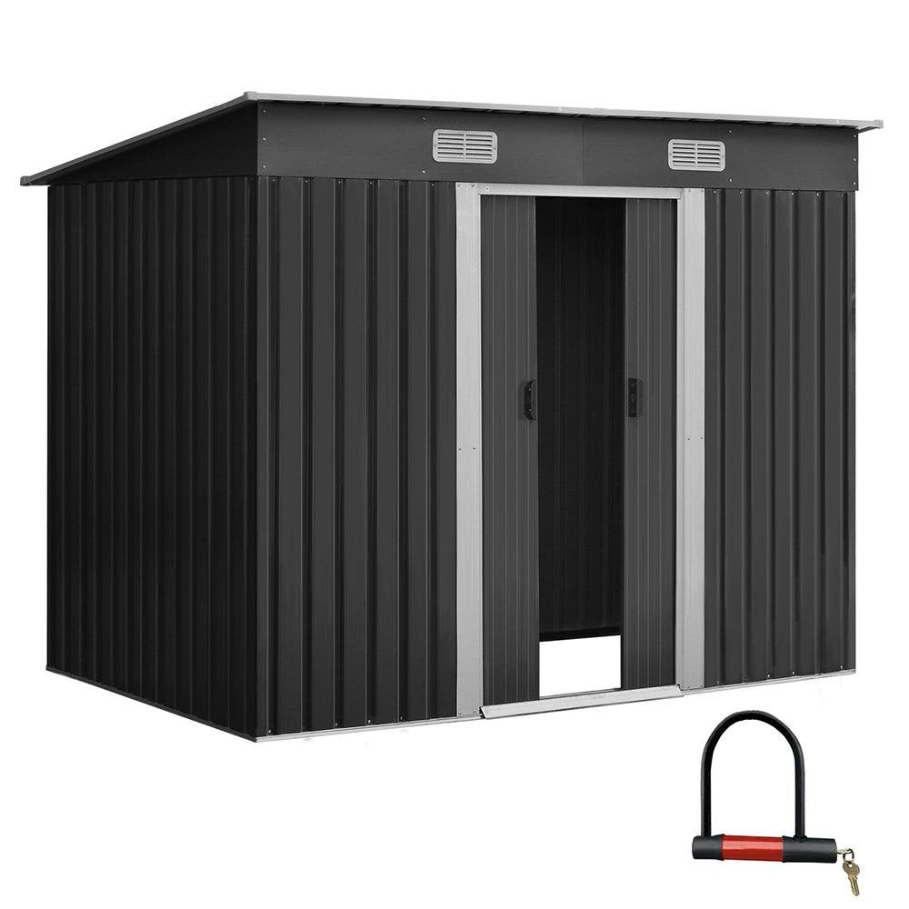 Outdoor Garden Shed 2.38 x 1.31M - Rivercity House & Home Co. (ABN 18 642 972 209) - Affordable Modern Furniture Australia