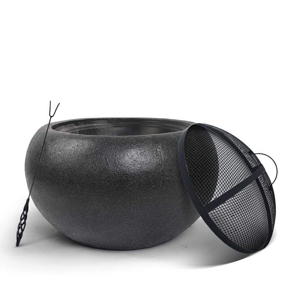 Outdoor Portable Fire Pit Bowl Wood Burning Patio Oven Heater Fireplace - Rivercity House & Home Co. (ABN 18 642 972 209) - Affordable Modern Furniture Australia