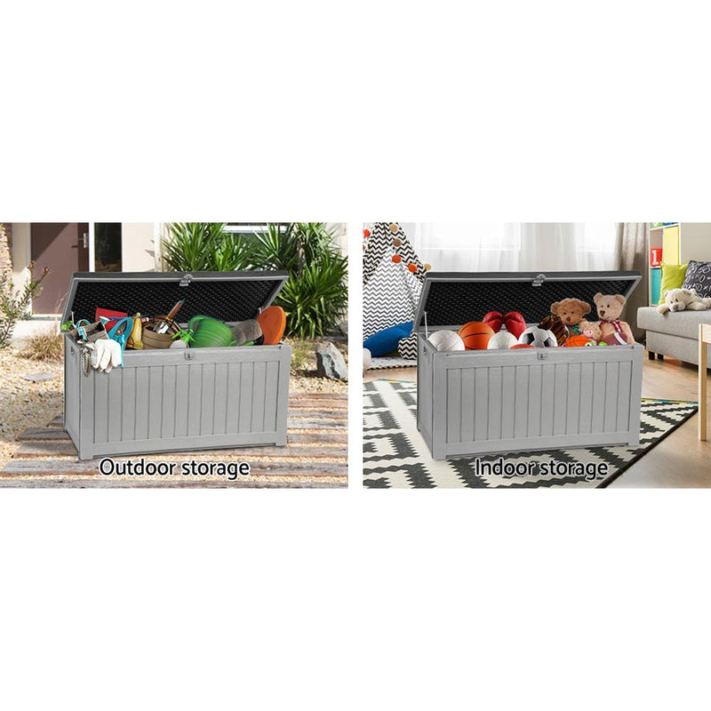 Outdoor Storage Box Bench Seat 190L - Rivercity House & Home Co. (ABN 18 642 972 209) - Affordable Modern Furniture Australia