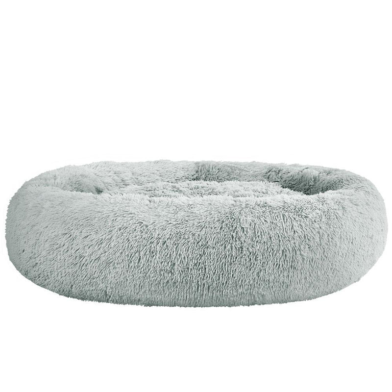 Pet Calming Bed Extra Large 110cm Light Grey Washable - Rivercity House & Home Co. (ABN 18 642 972 209) - Affordable Modern Furniture Australia