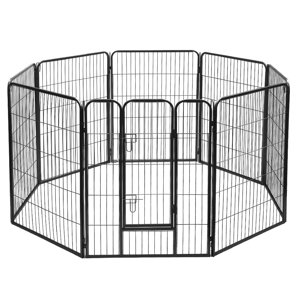 Pet Playpen Dog Playpen 40" 8 Panel Puppy Enclosure Fence Cage - Pet Care > Dog Supplies - Rivercity House & Home Co. (ABN 18 642 972 209) - Affordable Modern Furniture Australia