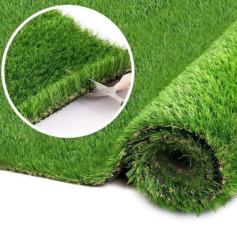 Primeturf Synthetic 20mm 1.9mx5m 9.5sqm Artificial Grass Fake Turf 4-coloured Plants Plastic Lawn - Rivercity House & Home Co. (ABN 18 642 972 209) - Affordable Modern Furniture Australia