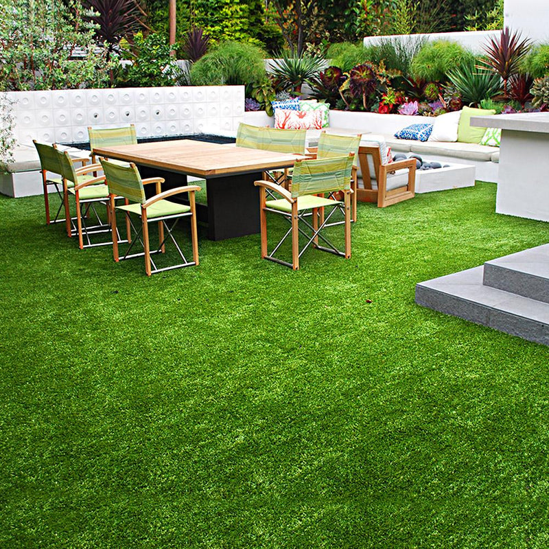 Primeturf Synthetic 30mm 0.95mx20m 19sqm Artificial Grass Fake Turf 4-coloured Plants Plastic Lawn - Rivercity House & Home Co. (ABN 18 642 972 209) - Affordable Modern Furniture Australia