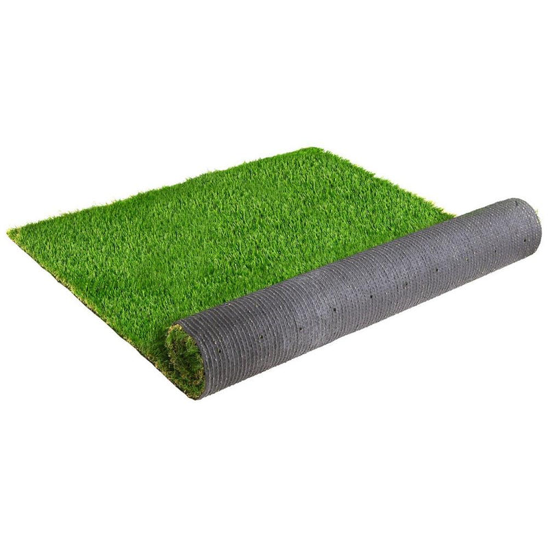 Primeturf Synthetic 30mm 0.95mx20m 19sqm Artificial Grass Fake Turf 4-coloured Plants Plastic Lawn - Rivercity House & Home Co. (ABN 18 642 972 209) - Affordable Modern Furniture Australia