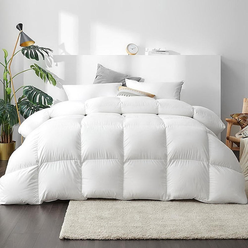 Queen Size Duck Down Feather Quilt 700GSM Blanket Duvet Cover - Rivercity House & Home Co. (ABN 18 642 972 209) - Affordable Modern Furniture Australia