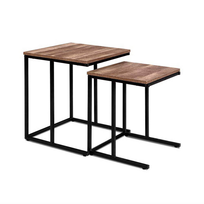 Rustic Nesting Coffee / Side Tables - Rivercity House & Home Co. (ABN 18 642 972 209) - Affordable Modern Furniture Australia