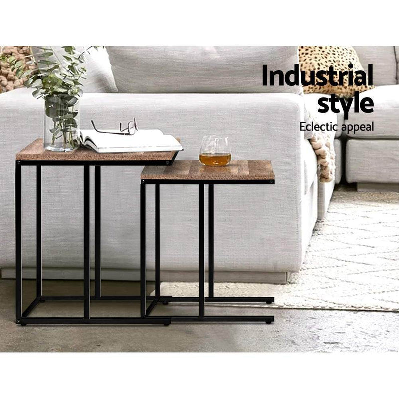 Rustic Nesting Coffee / Side Tables - Rivercity House & Home Co. (ABN 18 642 972 209) - Affordable Modern Furniture Australia