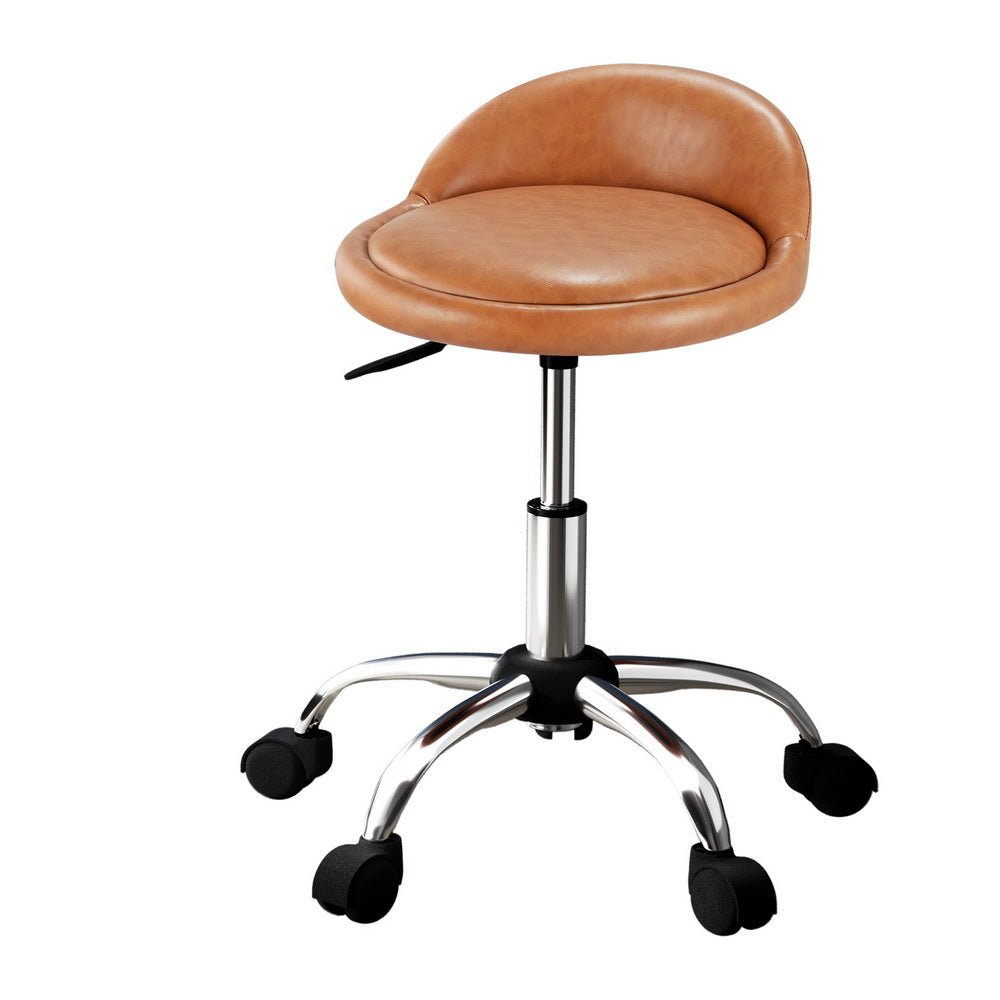 Salon Stool Swivel Chair Backrest Chairs - Furniture > Bar Stools & Chairs - Rivercity House & Home Co. (ABN 18 642 972 209) - Affordable Modern Furniture Australia