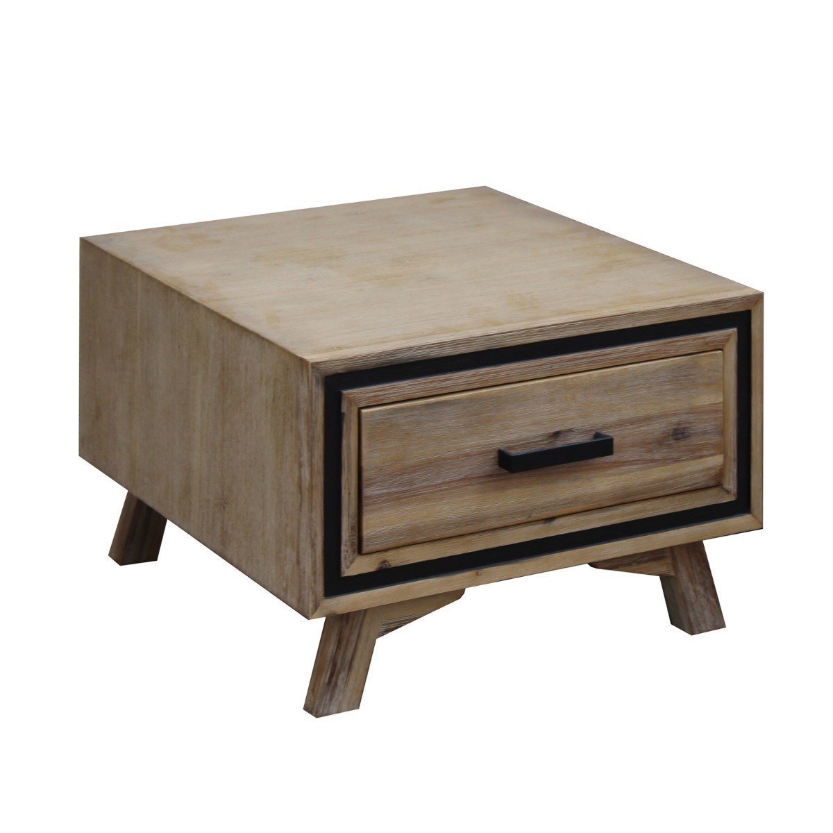Seashore Lamp Table 1 Drawer - Rivercity House & Home Co. (ABN 18 642 972 209) - Affordable Modern Furniture Australia