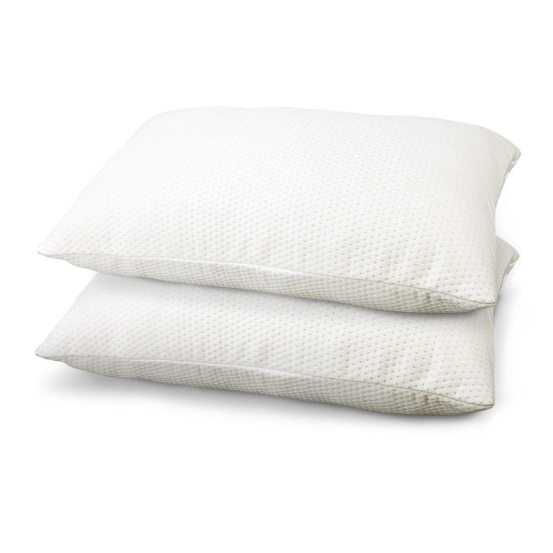 Set of 2 Visco Elastic Memory Foam Pillows - Rivercity House & Home Co. (ABN 18 642 972 209) - Affordable Modern Furniture Australia