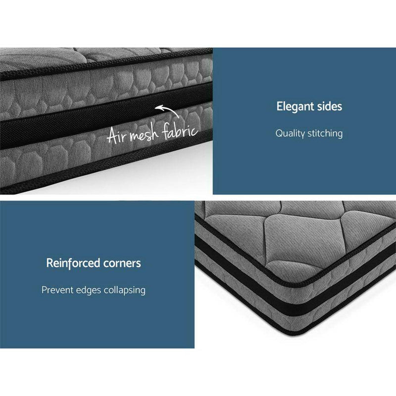 Single Size | Wendell Series Pocket Spring Mattress (Medium Firm) - Rivercity House & Home Co. (ABN 18 642 972 209) - Affordable Modern Furniture Australia