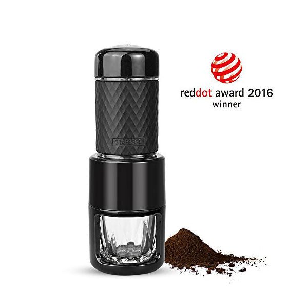 STARESSO Coffee Maker Red Dot Award Winner Portable Espresso Cappuccino Quick Cold Brew Manual Coffee Maker Machines All in One - Black - Home & Garden > Kitchenware - Rivercity House & Home Co. (ABN 18 642 972 209) - Affordable Modern Furniture Australia
