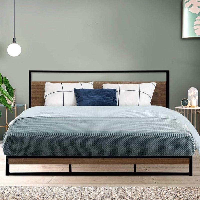 Stockton King Bed Frame - Rivercity House & Home Co. (ABN 18 642 972 209) - Affordable Modern Furniture Australia