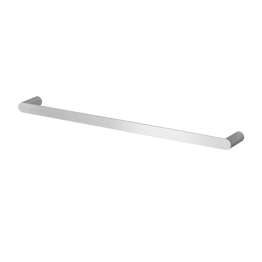 Towel Rail Rack Holder Single 600mm Wall Mounted Stainless Steel Silver - Home & Garden > Bathroom Accessories - Rivercity House & Home Co. (ABN 18 642 972 209) - Affordable Modern Furniture Australia