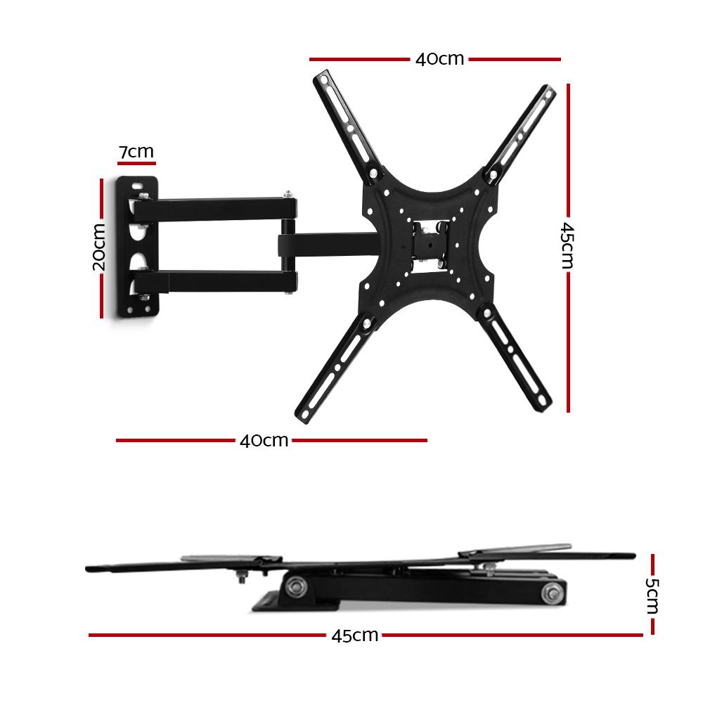 TV Wall Mount Monitor Bracket Swivel Tilt 24 32 37 40 42 47 50 Inch LED LCD - Rivercity House & Home Co. (ABN 18 642 972 209) - Affordable Modern Furniture Australia