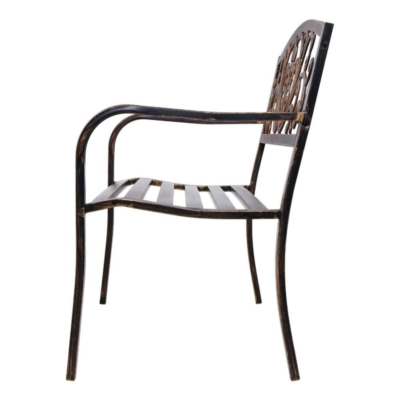 Garden Bench Seat Vintage Bronze - Rivercity House & Home Co. (ABN 18 642 972 209) - Affordable Modern Furniture Australia