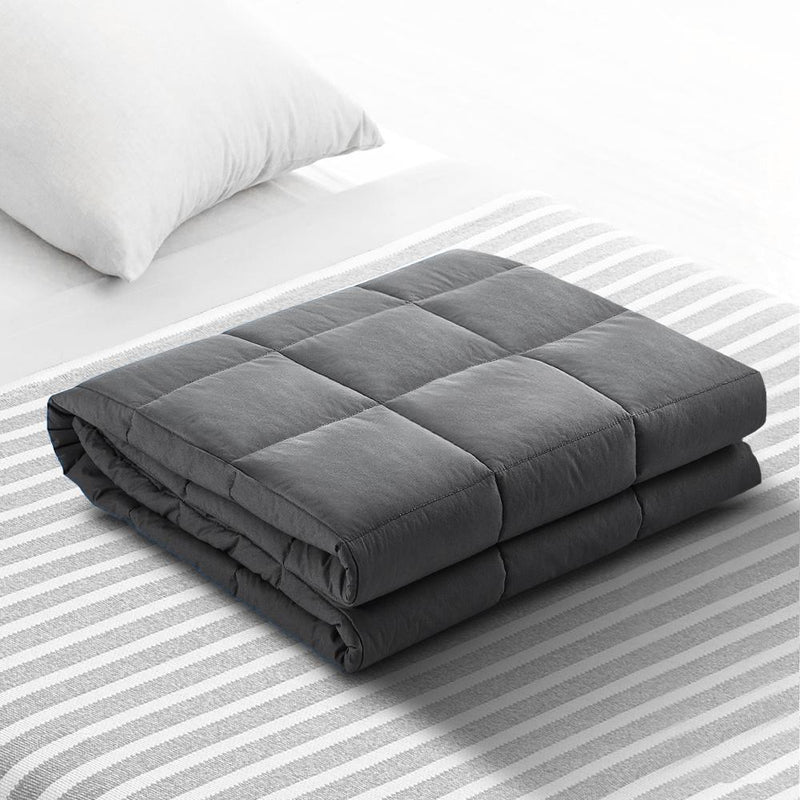 Weighted Calming Blanket 11KG Dark Grey - Rivercity House & Home Co. (ABN 18 642 972 209) - Affordable Modern Furniture Australia