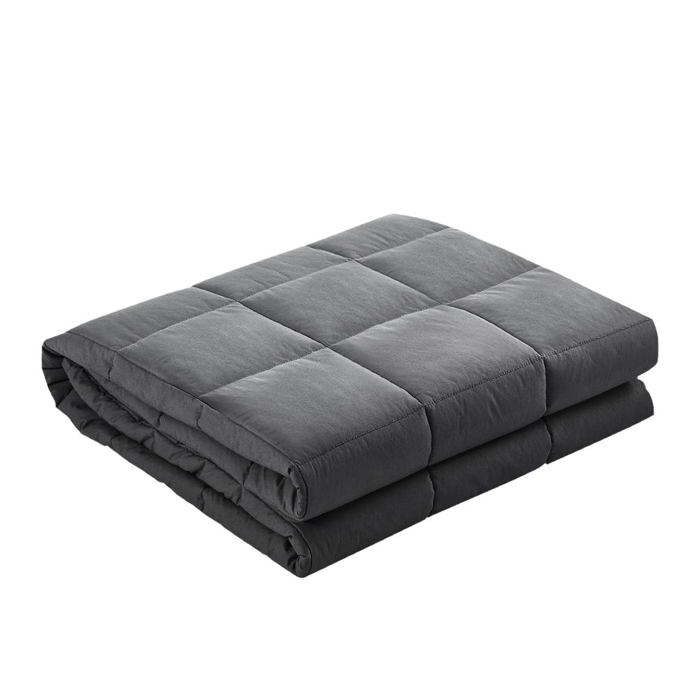 Weighted Calming Blanket 11KG Dark Grey - Rivercity House & Home Co. (ABN 18 642 972 209) - Affordable Modern Furniture Australia