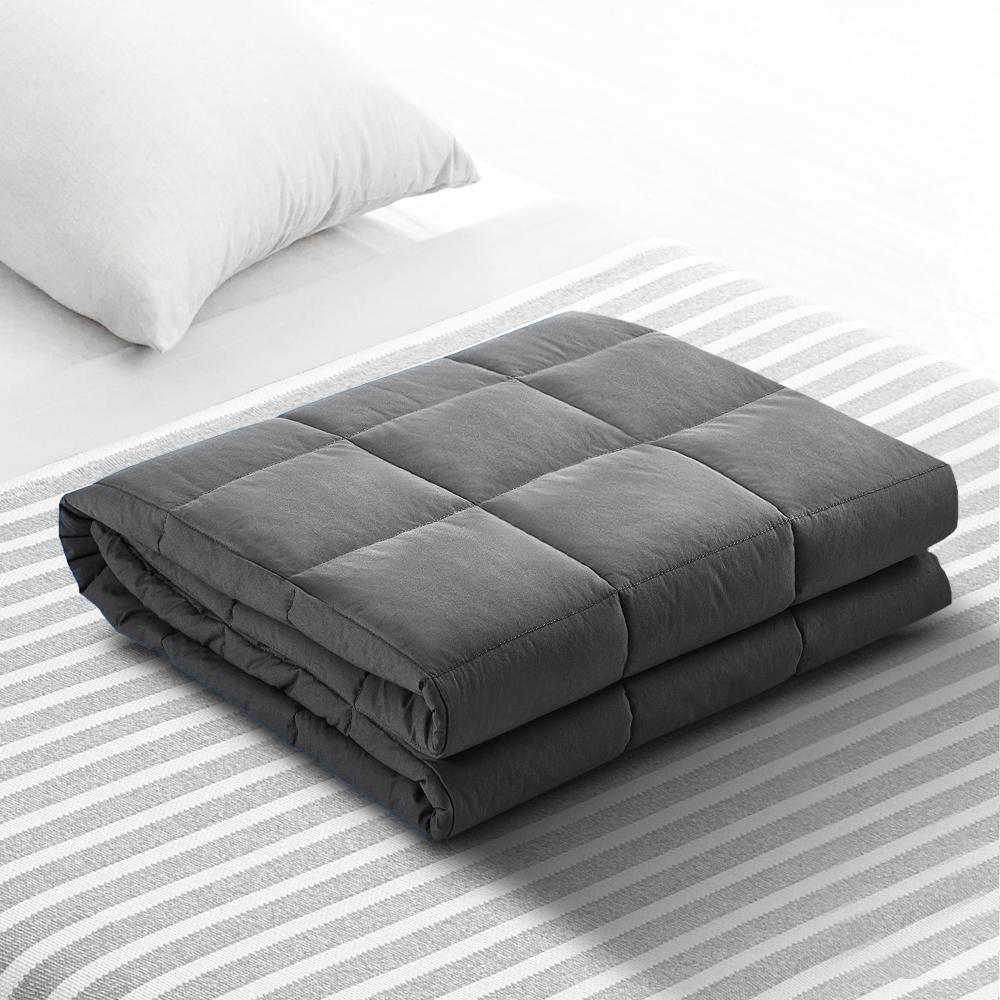 Weighted Calming Blanket 5KG Dark Grey - Rivercity House & Home Co. (ABN 18 642 972 209) - Affordable Modern Furniture Australia