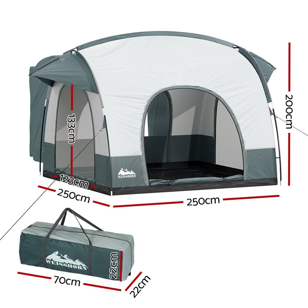 Camping Tent Car SUV Rear Extension Canopy Portable Outdoor Family 4WD - Outdoor > Camping - Rivercity House & Home Co. (ABN 18 642 972 209) - Affordable Modern Furniture Australia