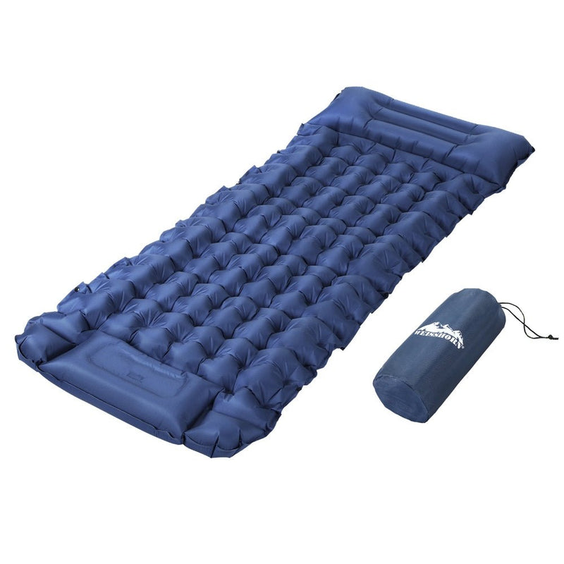 Self Inflating Mattress Camping Sleeping Mat Air Bed Single Pillow Bag - Outdoor > Camping - Rivercity House & Home Co. (ABN 18 642 972 209) - Affordable Modern Furniture Australia