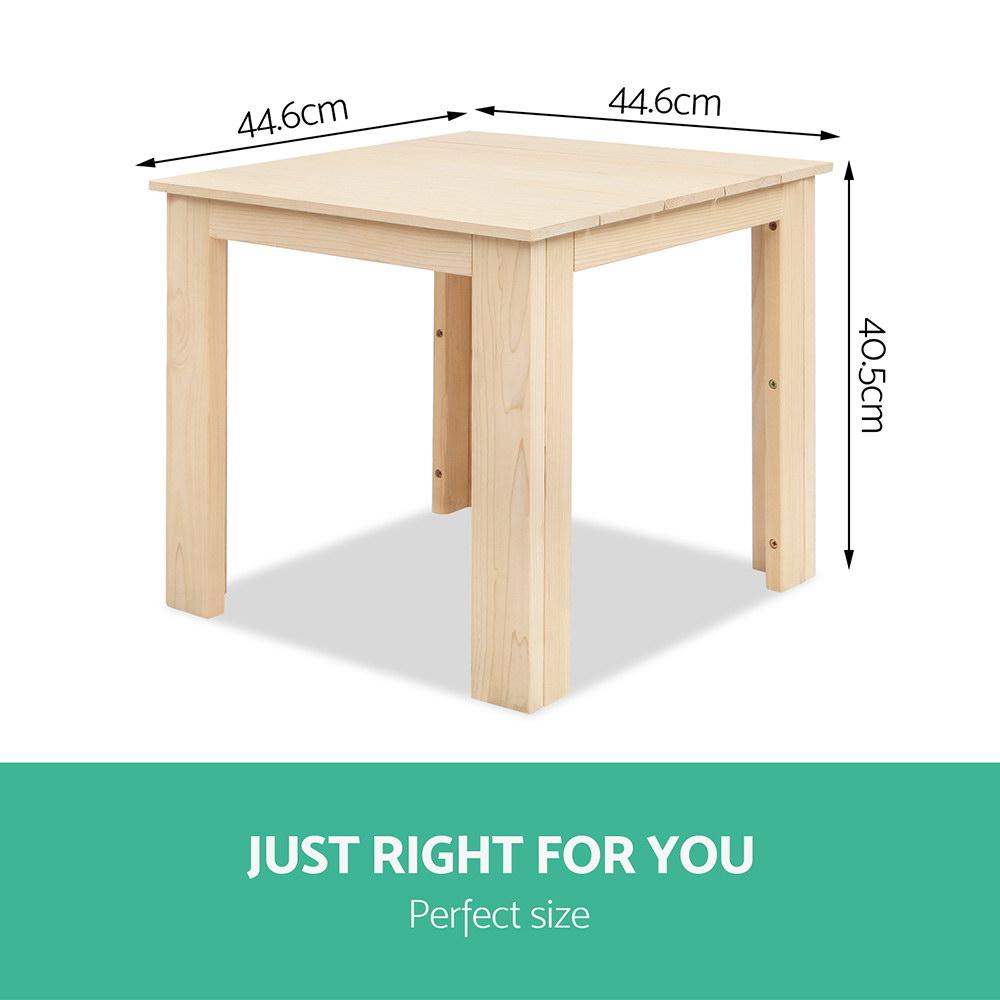 Wooden Outdoor Side Beach Table - Furniture - Rivercity House & Home Co. (ABN 18 642 972 209) - Affordable Modern Furniture Australia