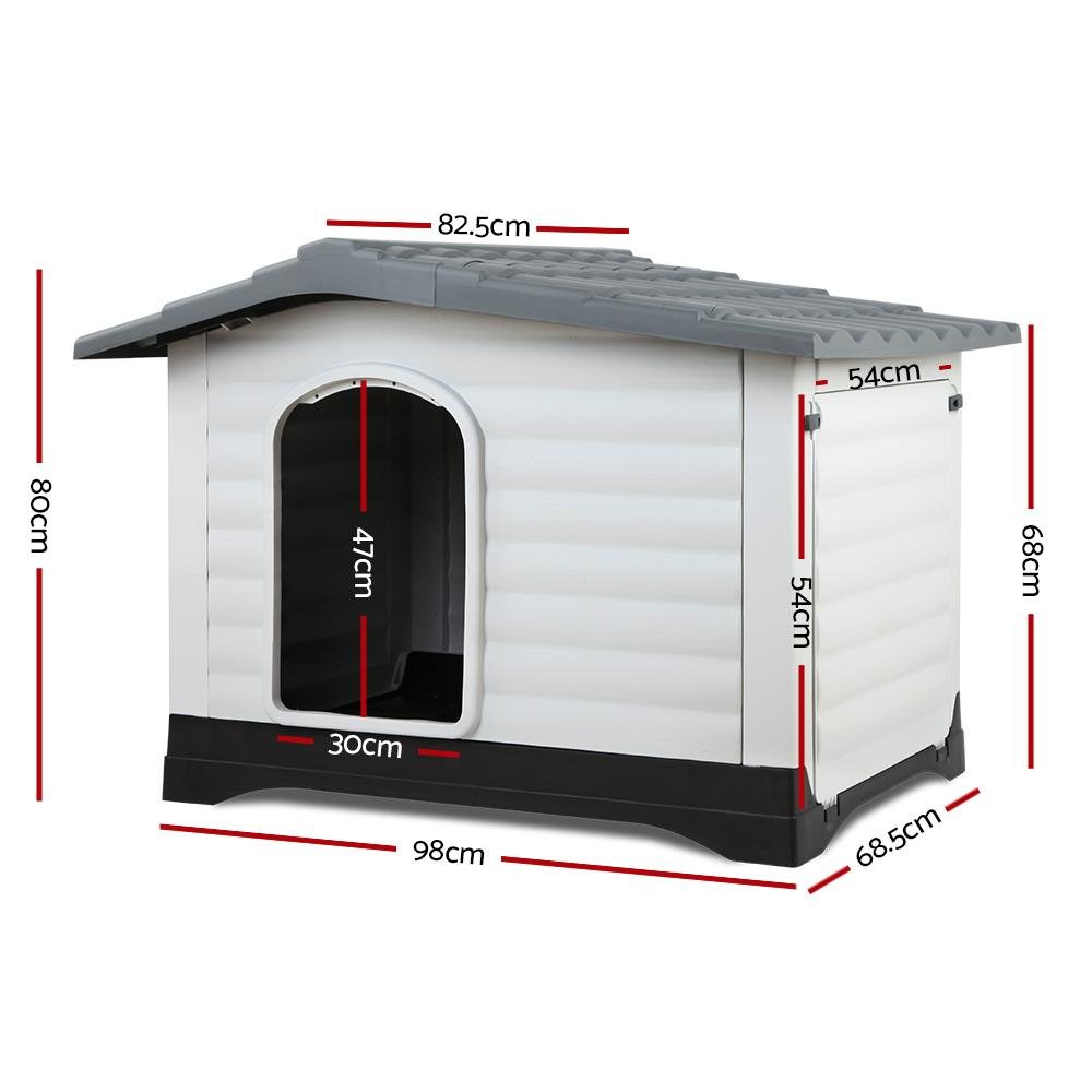 XXL Pet Kennel - Grey - Pet Care - Rivercity House & Home Co. (ABN 18 642 972 209) - Affordable Modern Furniture Australia