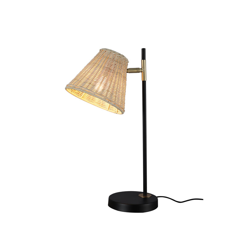 Yvette Rattan Table Lamp - Home & Garden > Lighting - Rivercity House & Home Co. (ABN 18 642 972 209) - Affordable Modern Furniture Australia