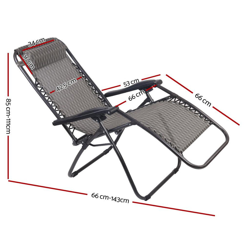 Zero Gravity Reclining Chair (Single) - Furniture - Rivercity House & Home Co. (ABN 18 642 972 209) - Affordable Modern Furniture Australia