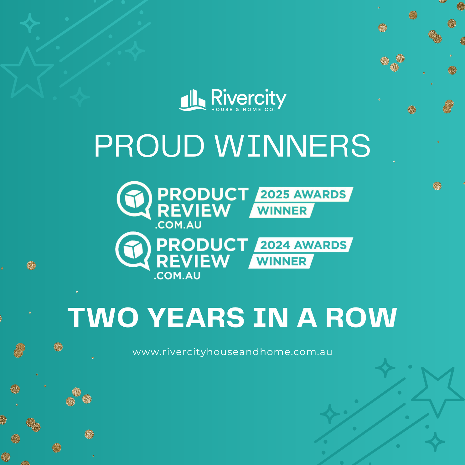 Rivercity House & Home Co Wins 2025 ProductReview.com.au Awards for the Second Year Running! - Rivercity House & Home Co. (ABN 18 642 972 209)