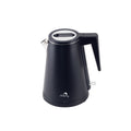 0.8L Electric Stainless Steel Kettle Double Layer - Black