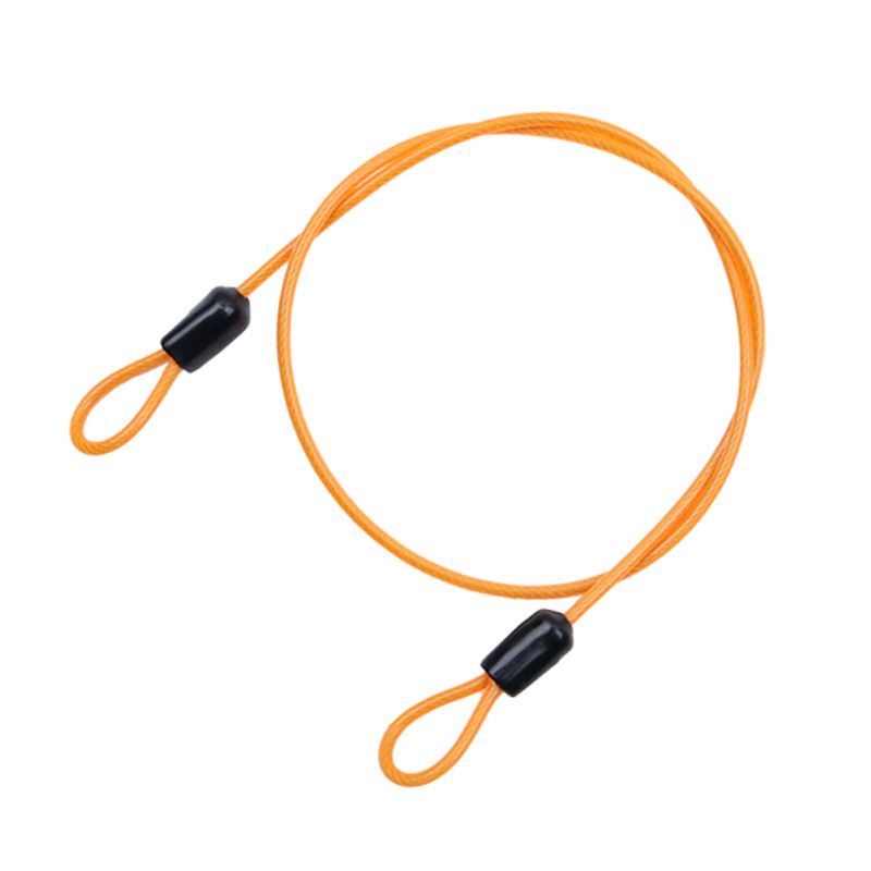 1 m Steel Bicycle Security Cable Lock with Flexible Anti-Theft Loop for Frames and Wheels - Yellow - Sports & Fitness > Bikes & Accessories > Bicycle Parts - Rivercity House & Home Co. (ABN 18 642 972 209) - Affordable Modern Furniture Australia