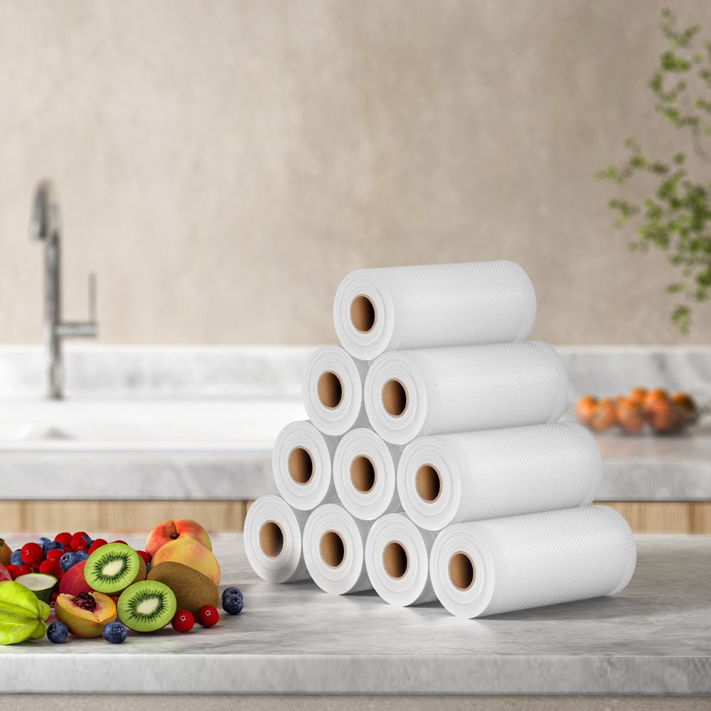 10 Rolls Food Vacuum Sealer Bags Storage Saver Heat Sealing Bag Pack 15CMX6M - Appliances > Kitchen Appliances - Rivercity House & Home Co. (ABN 18 642 972 209) - Affordable Modern Furniture Australia