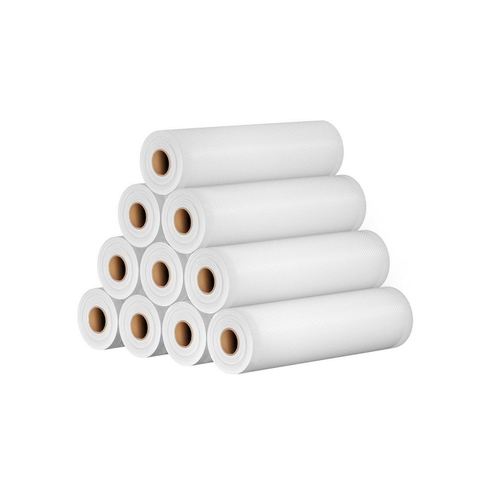 10 Rolls Food Vacuum Sealer Bags Storage Saver Heat Sealing Bag Pack 25CMX6M - Appliances > Kitchen Appliances - Rivercity House & Home Co. (ABN 18 642 972 209) - Affordable Modern Furniture Australia