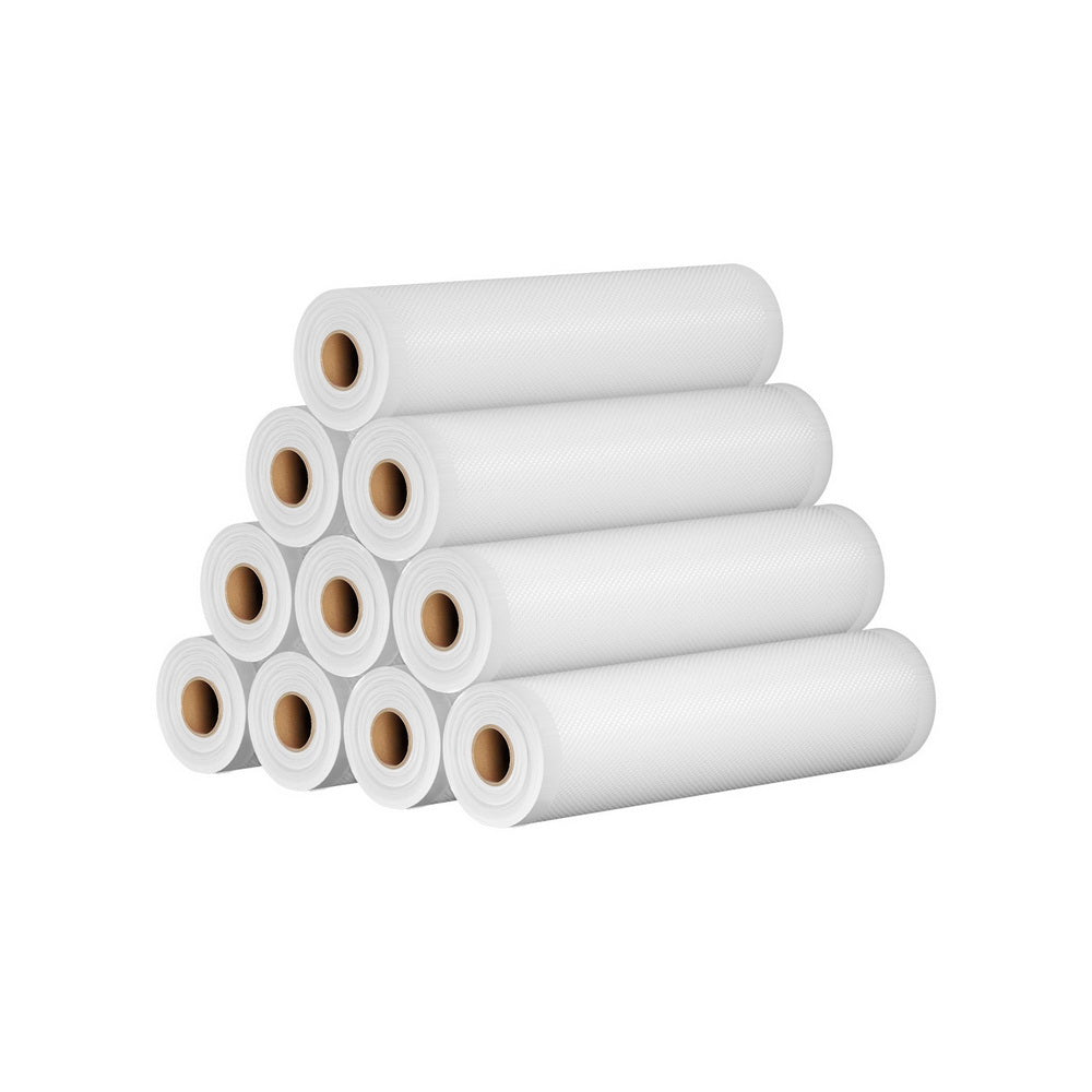 10 Rolls Food Vacuum Sealer Bags Storage Saver Heat Sealing Bag Pack 28CMX6M - Appliances > Kitchen Appliances - Rivercity House & Home Co. (ABN 18 642 972 209) - Affordable Modern Furniture Australia