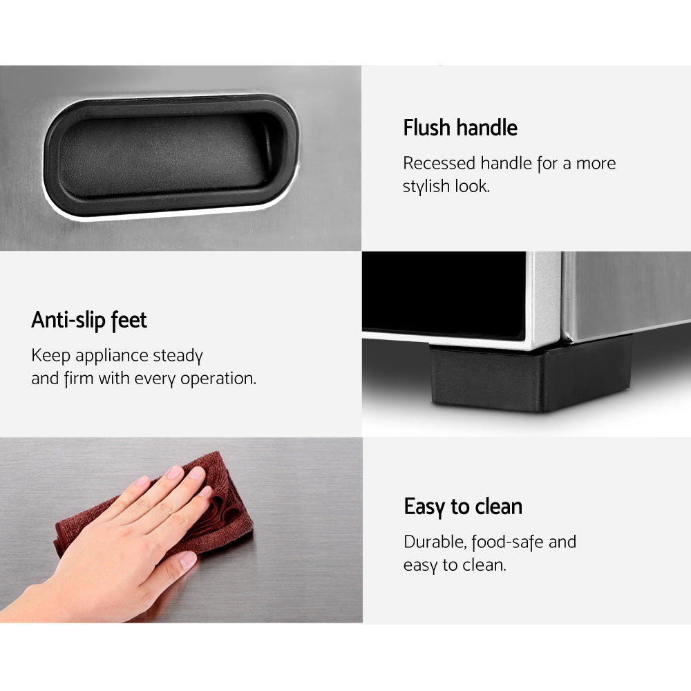 10 Trays Food Dehydrator Stainless Steel Tray - Appliances > Kitchen Appliances > Food Dehydrators - Rivercity House & Home Co. (ABN 18 642 972 209) - Affordable Modern Furniture Australia