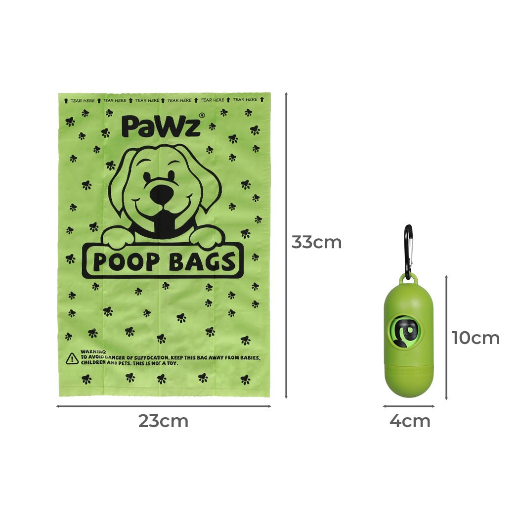100% Compostable Biobased Dog Poop Bags with Dispenser - Green - Rivercity House & Home Co. (ABN 18 642 972 209) - Affordable Modern Furniture Australia