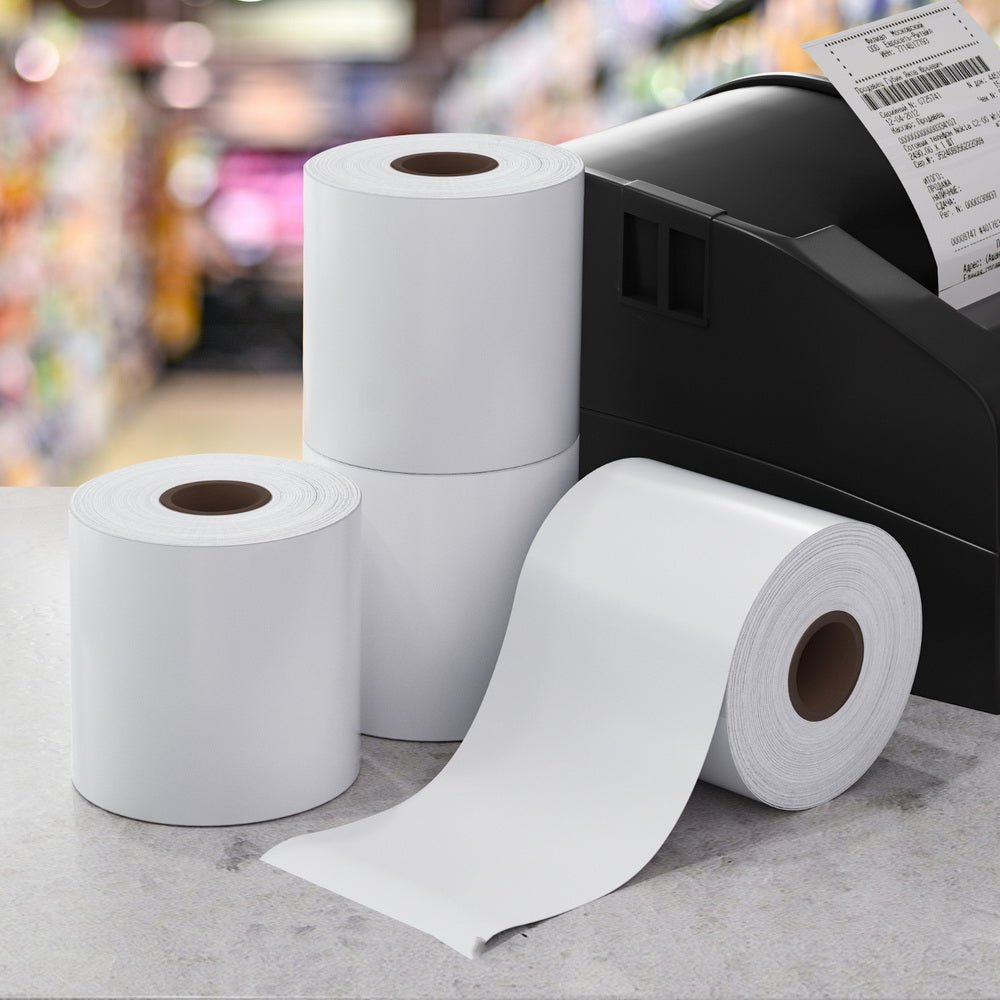 100 Rolls Thermal Label Paper Printer Paper Cash Register POS Receipt Roll - Commercial > Commercial Others - Rivercity House & Home Co. (ABN 18 642 972 209) - Affordable Modern Furniture Australia