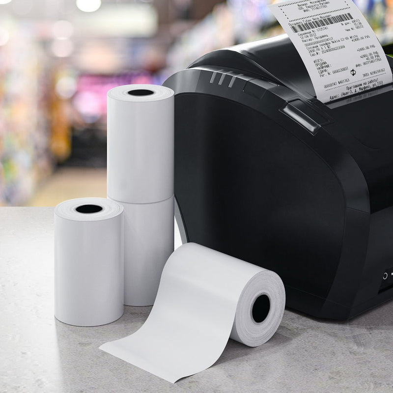 100 Rolls Thermal Label Paper Printer Paper Cash Register POS Receipt Roll - Electronics > Printer Accessories & Supplies - Rivercity House & Home Co. (ABN 18 642 972 209) - Affordable Modern Furniture Australia