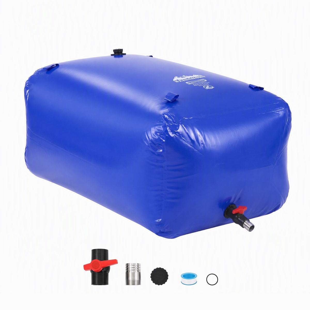 1000L Portable Water Bladder Storage Tank for Camping Outdoor - Blue - Outdoor Recreation > Camping > Camping Appliances - Rivercity House & Home Co. (ABN 18 642 972 209) - Affordable Modern Furniture Australia