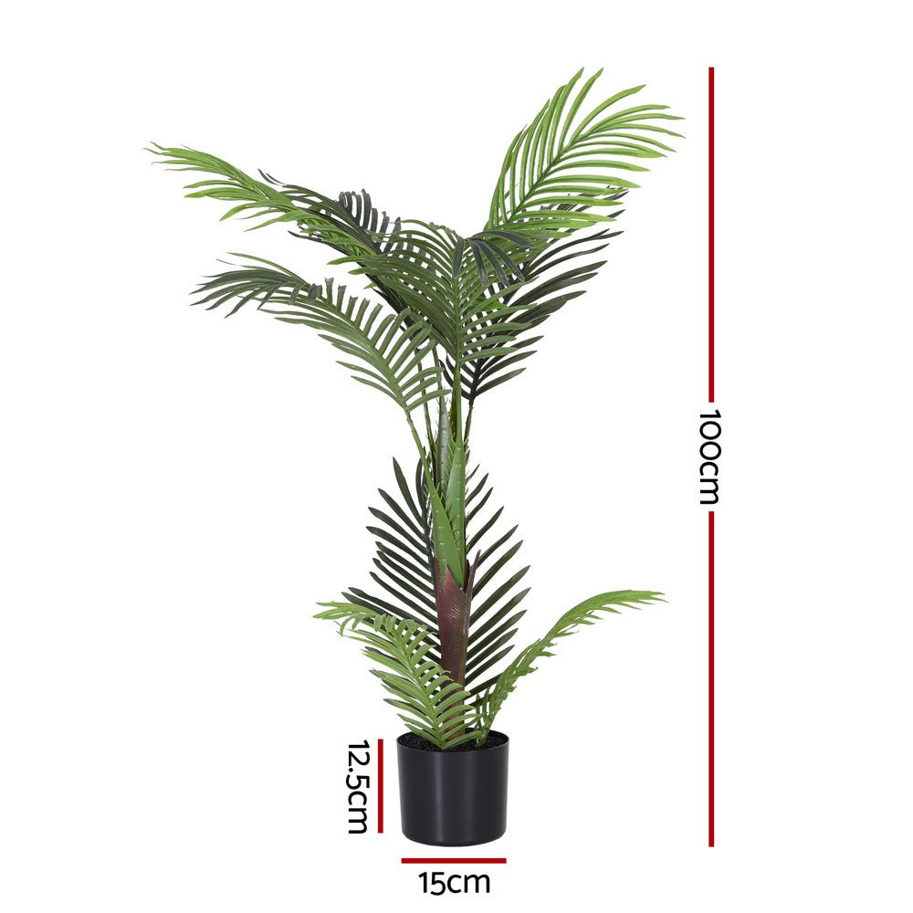 100cm Artificial Palm Tree Faux Trees Indoor Decor Artificial Plants Lifelike Plant - Home & Garden > Artificial Plants > Artificial Trees - Rivercity House & Home Co. (ABN 18 642 972 209) - Affordable Modern Furniture Australia