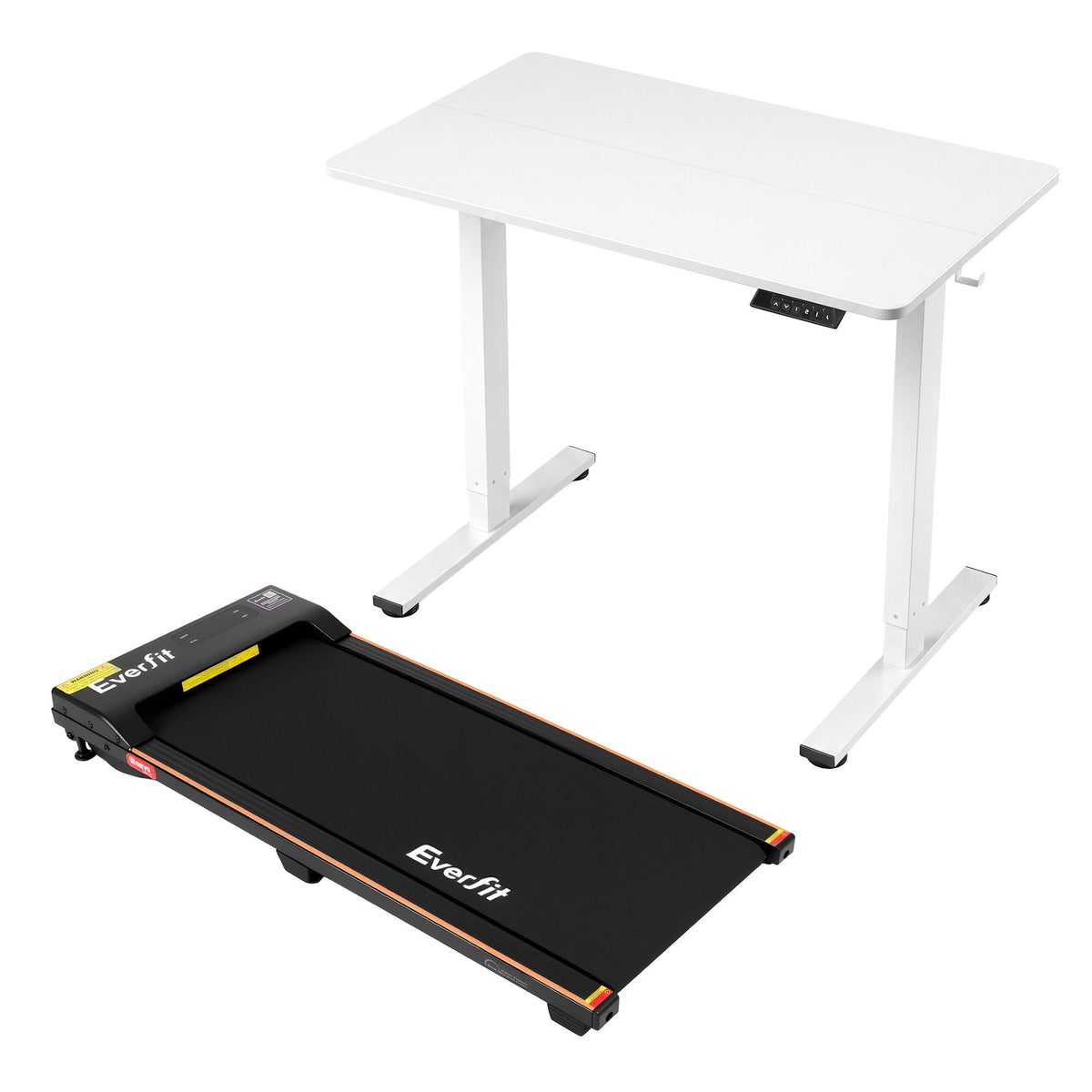100cm Motorised Standing Desk Treadmill for Home Office - White - Furniture > Office > Desks - Rivercity House & Home Co. (ABN 18 642 972 209) - Affordable Modern Furniture Australia