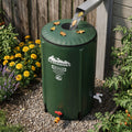 100L/22Gal Collapsible Rain Barrel Water Storage Tank for Garden Irrigation