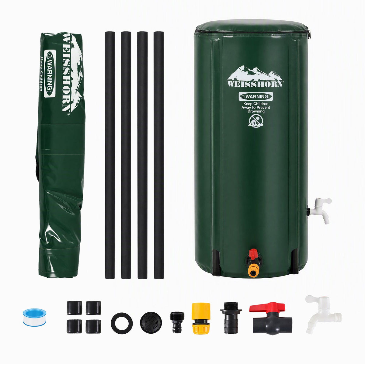 100L/22Gal Collapsible Rain Barrel Water Storage Tank for Garden Irrigation - Outdoor Recreation > Camping > Camping Appliances - Rivercity House & Home Co. (ABN 18 642 972 209) - Affordable Modern Furniture Australia