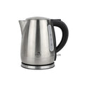 1.0L Electric Stainless Steel Kettle with Auto Shut-Off and 360° Base - Black