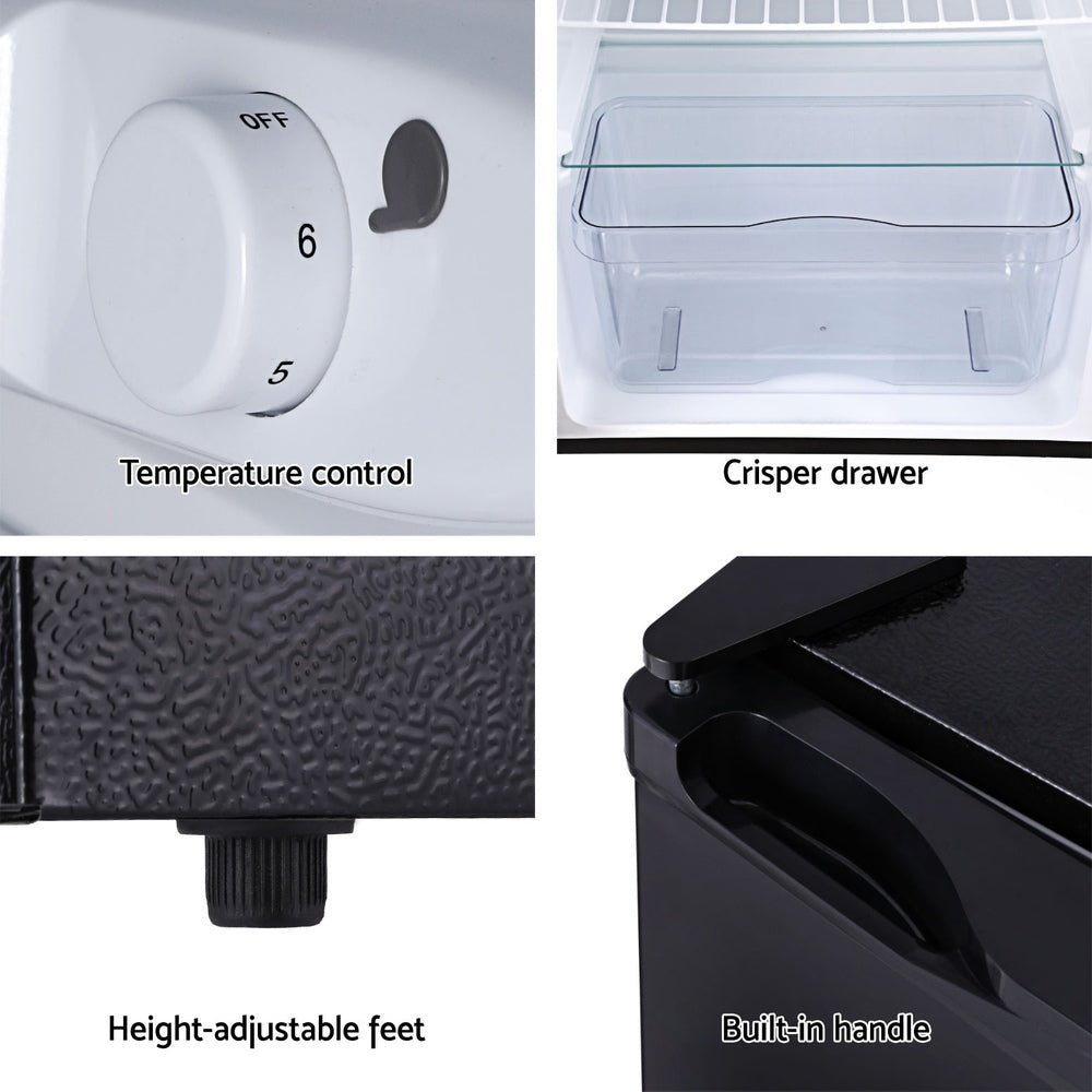 110L Bar Fridge Black - Appliances > Fridges - Rivercity House & Home Co. (ABN 18 642 972 209) - Affordable Modern Furniture Australia