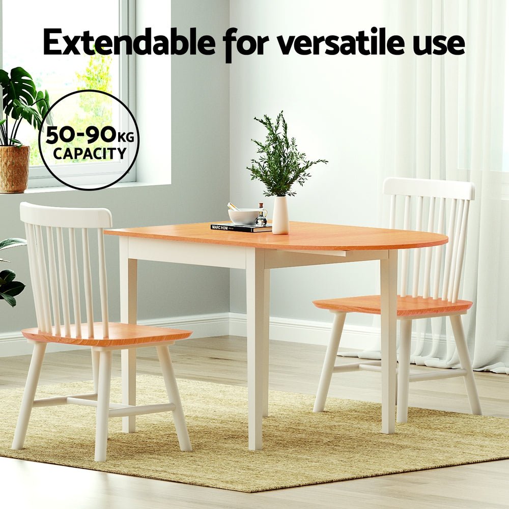 1.1M Dining Table Extendable - Furniture > Dining > Dining Tables - Rivercity House & Home Co. (ABN 18 642 972 209) - Affordable Modern Furniture Australia