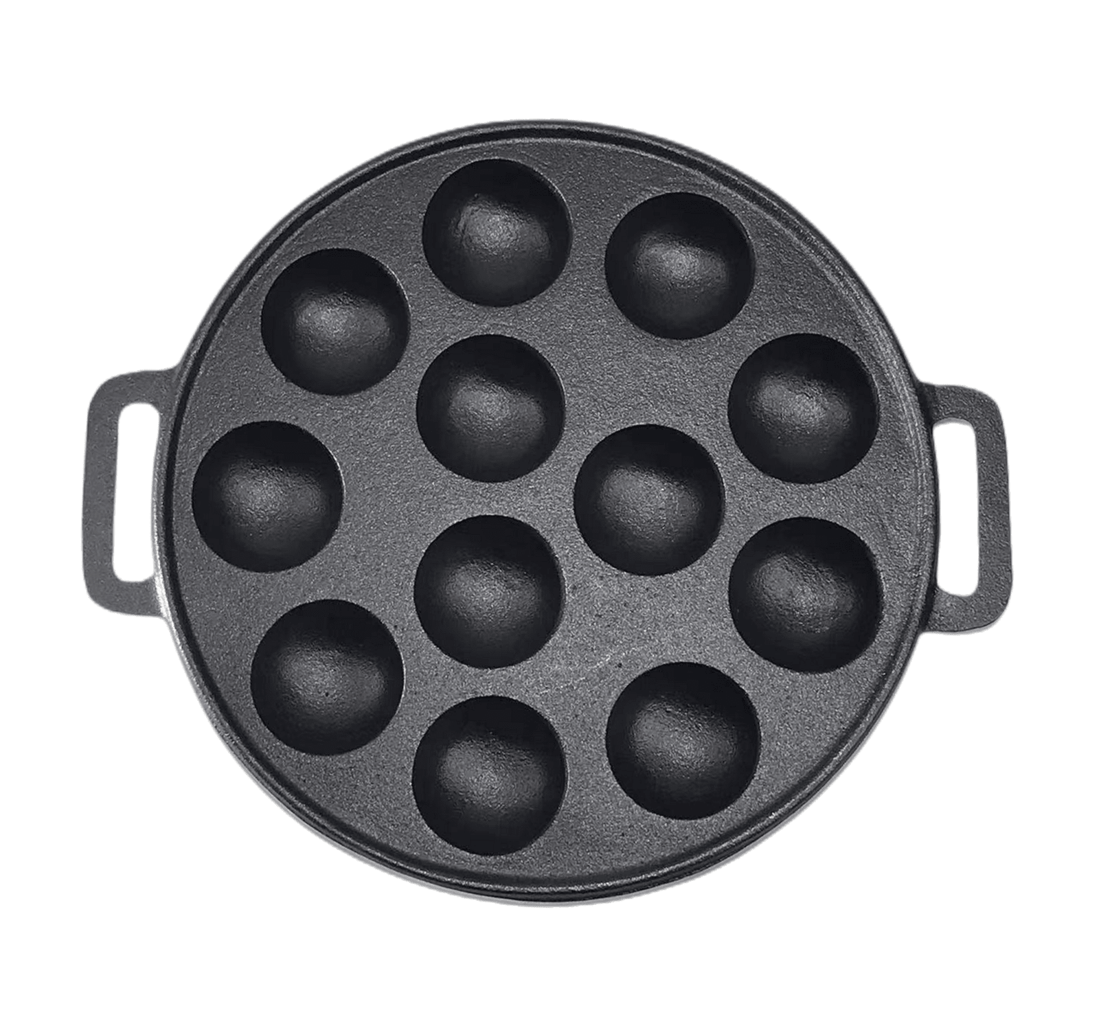 12 Holes Mini Cast Iron Cake Pan Mini Dutch Pancake Cake Pan - Furniture > Dining > Dining Set - Rivercity House & Home Co. (ABN 18 642 972 209) - Affordable Modern Furniture Australia